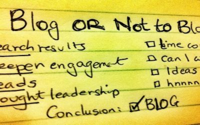 Benefits of blogs